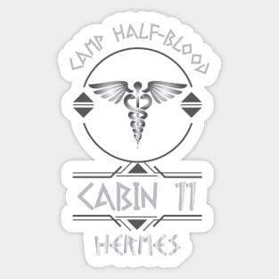 Cabin #11 in Camp Half Blood, Child of Hermes – Percy Jackson inspired design Sticker